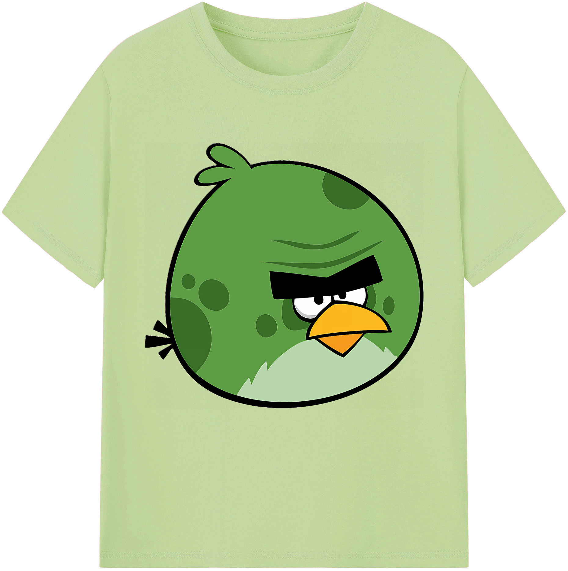 （画像用） Angry Birds アングリーバード 綿100％半袖Tシャツ（フロントプリント）